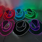 Halloween Carnival Party LED Wireless Fluorescent Colorful Cowboy Flashing Hat