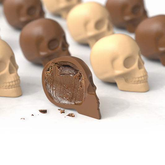 Skull Head Ice Checker Chocolate Mold