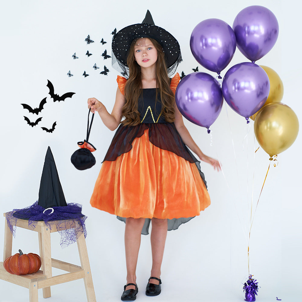 Halloween Witch Performance Costume Princess Dress