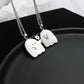 Little Ghost Pair Necklace Creative Pendant Cartoon Couple Pendant