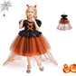 Halloween Girls' Witch Performance Costume Party Dress